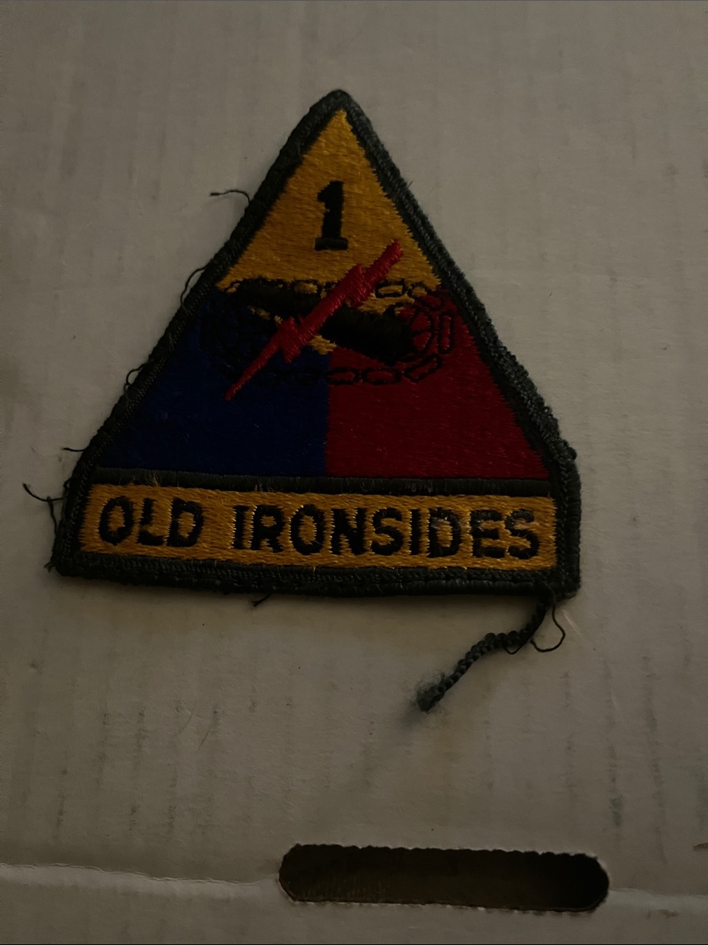 'Old Ironsides' Patch-Style Bottom Accent